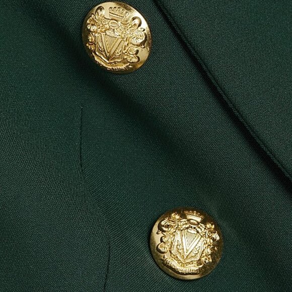 Like New Veronica Beard Miller Dickey in Pine Crepe Sz 6 - Picture 3 of 3